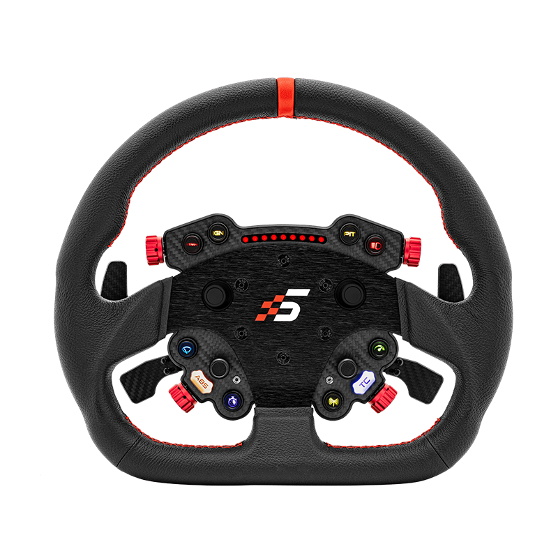 GTPRO D Steering Wheel with GT Pro Hub(K)| Shifter &amp; Clutch Paddles | Leather