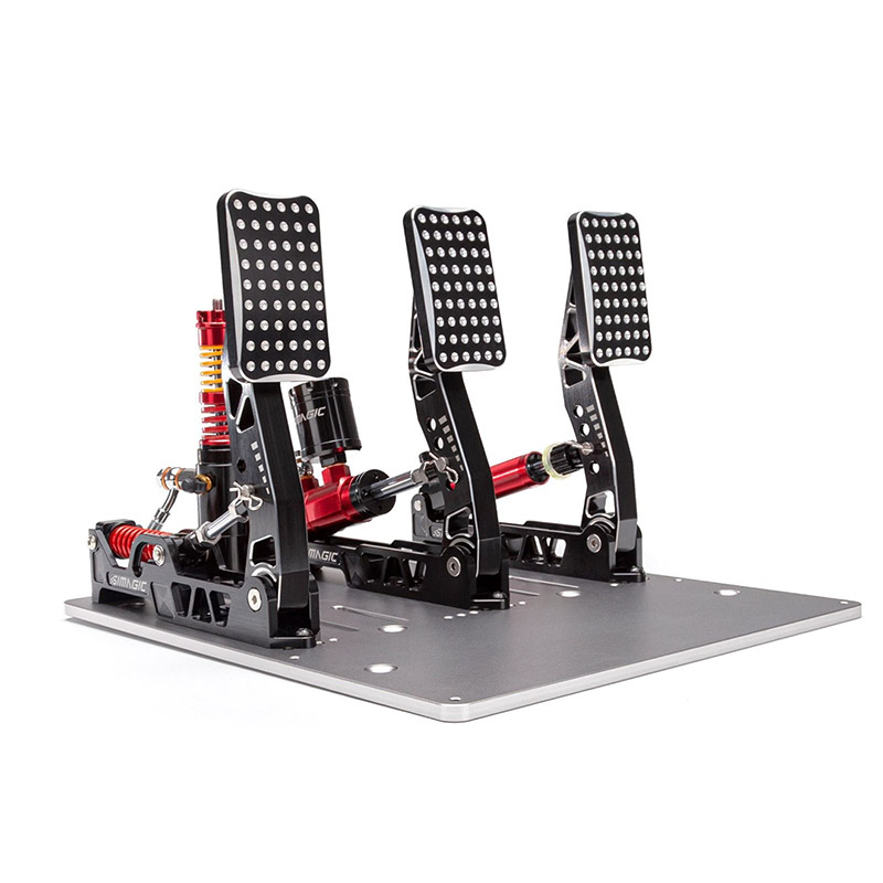 Crimson Edition | Hydraulic Dual-pedal Set | 200kg Loadcell | Standard Throttle Plate