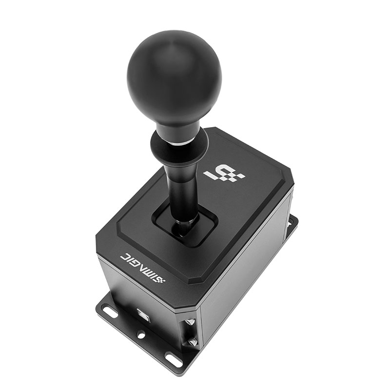 H Pattern Shifter with 8 Gears and Sequential Gears + Round Shifter Knob