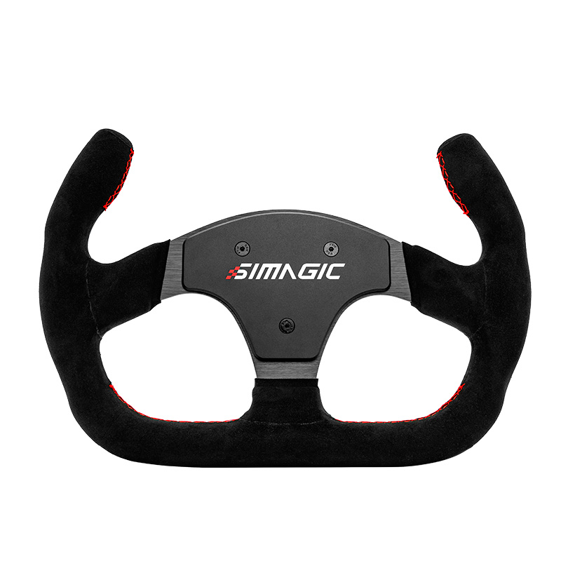 C-Shaped Steering wheel without HUB | 325mm | Alcantara