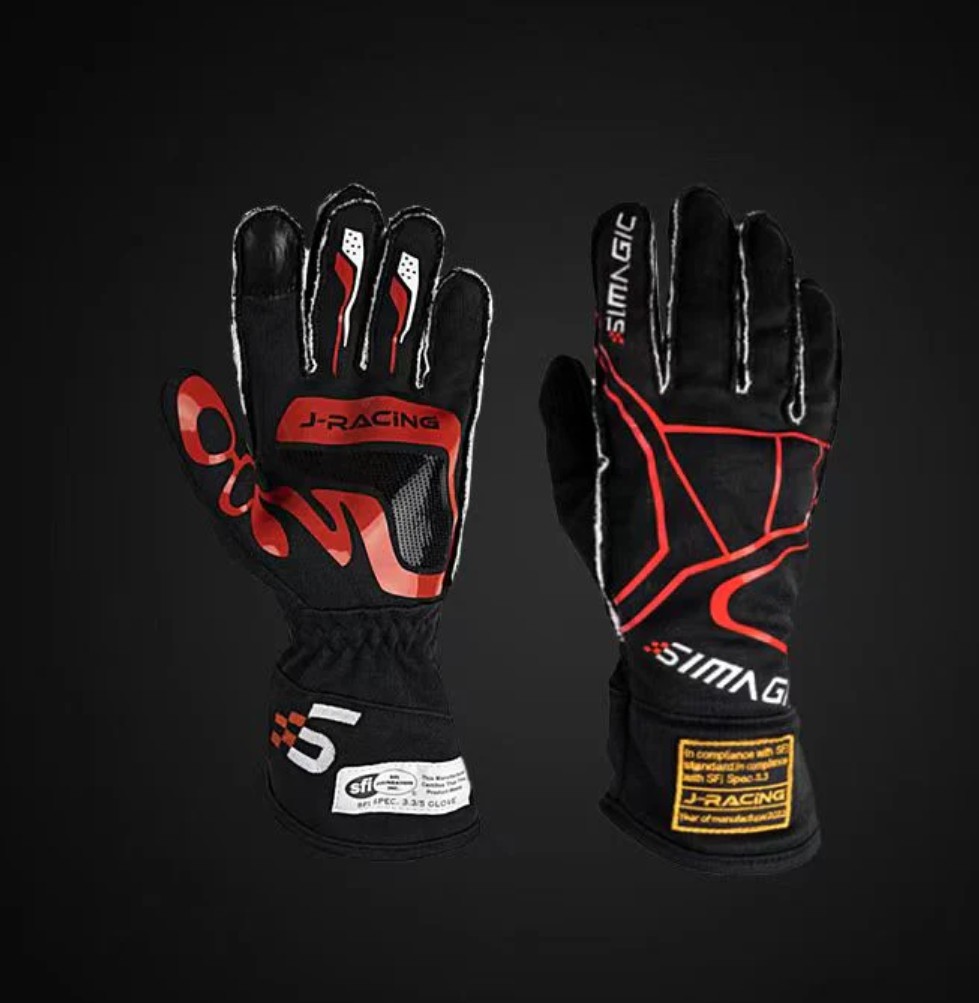 Simagic logoed gloves L